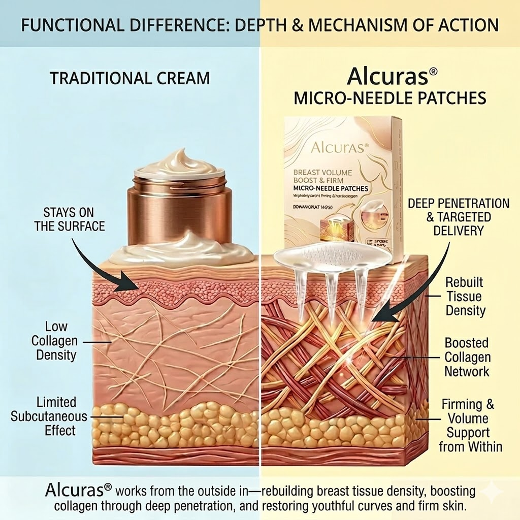 Alcuras Targeted Breast Enhancement Advanced Nano Microneedle Patch