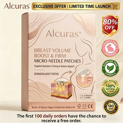 Alcuras Targeted Breast Enhancement Advanced Nano Microneedle Patch