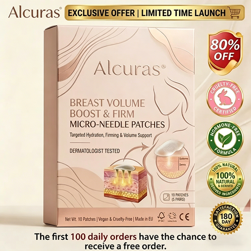 Alcuras Targeted Breast Enhancement Advanced Nano Microneedle Patch