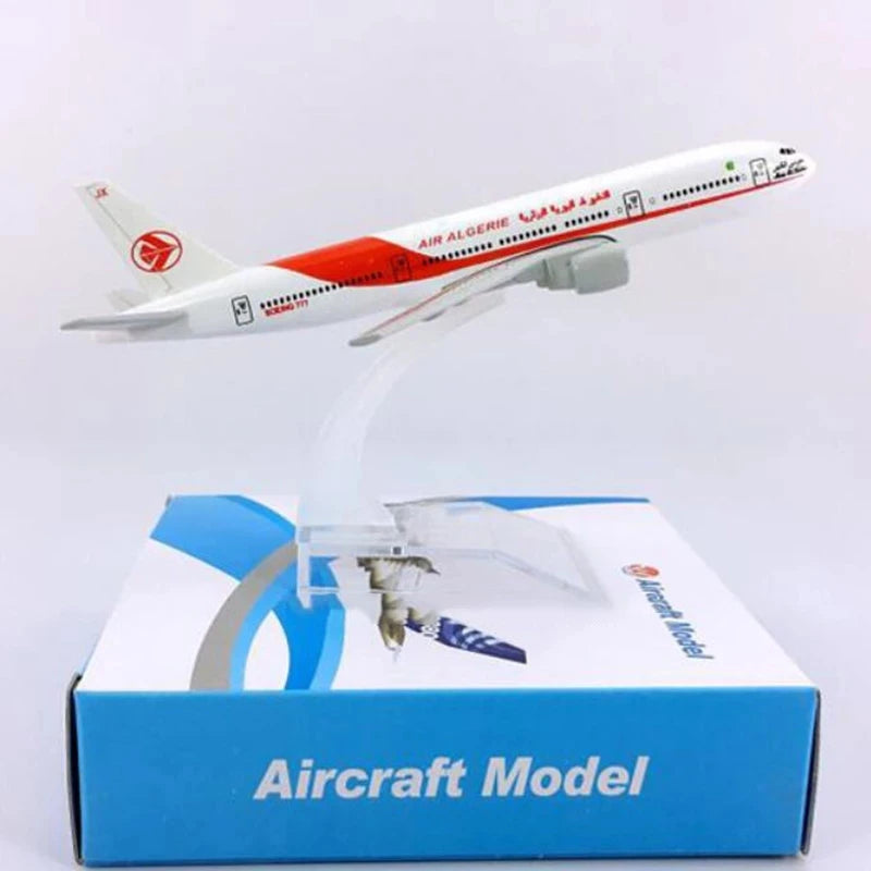 Planes Scale 1:400 Metal Plane Model 16CM B777 Air Algeria Diecast Airplane Collection  Simulation Home Decorations
