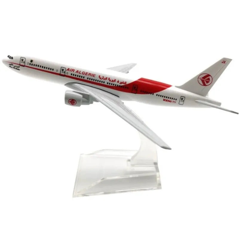 Planes Scale 1:400 Metal Plane Model 16CM B777 Air Algeria Diecast Airplane Collection  Simulation Home Decorations