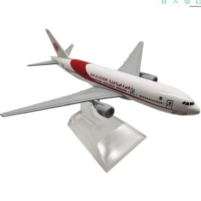 Planes Scale 1:400 Metal Plane Model 16CM B777 Air Algeria Diecast Airplane Collection  Simulation Home Decorations