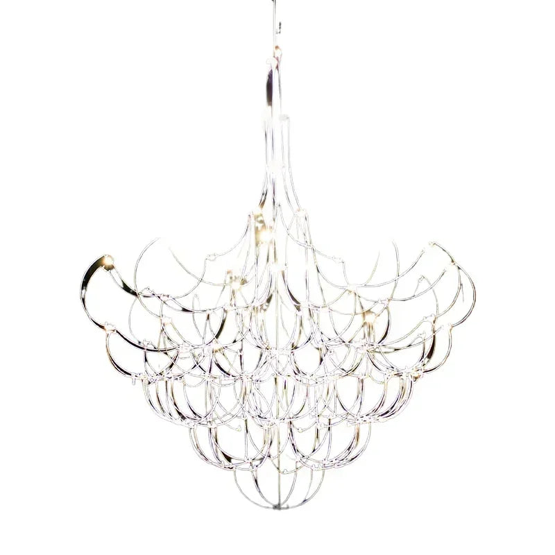 Duplex building hall villa chandelier, designer new product lobby shop clothing store exhibition hall sales department LED lamps