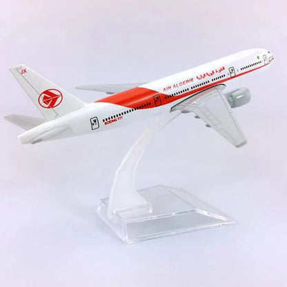 Planes Scale 1:400 Metal Plane Model 16CM B777 Air Algeria Diecast Airplane Collection  Simulation Home Decorations