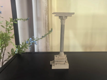 (185mm high) Resin figurine of retro Roman architecture, fish tank water landscape decoration LTCP-407